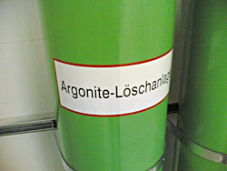 Argonite - Löschanlage